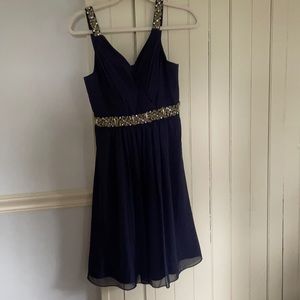 Calvin Klein navy blue dress